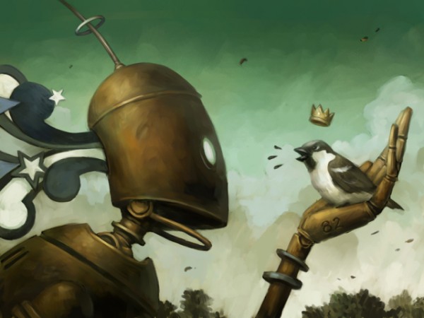 640x480_2966_The_Sparrow_King_2d_sci_fi_robot_steampunk_bird_picture_image_digital_art