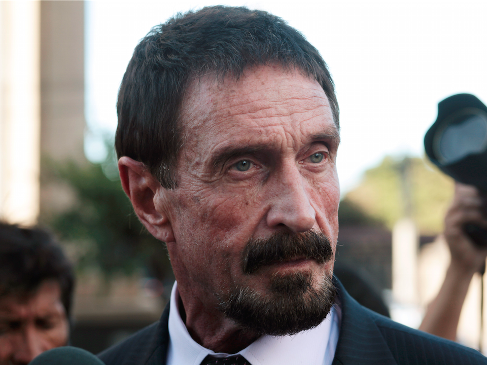 John McAfee for POTUS Eternal Vigilance